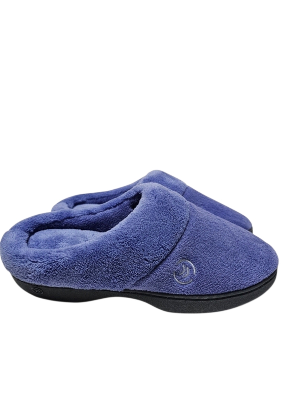 Isotoner Women's Micro Terry Hoodback Slippers Sz 7.5-8
